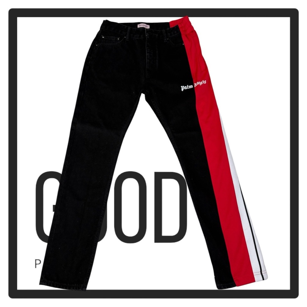 SET Palm Angels Black and‎ Red Jacket and Pants - Picture 12 of 17